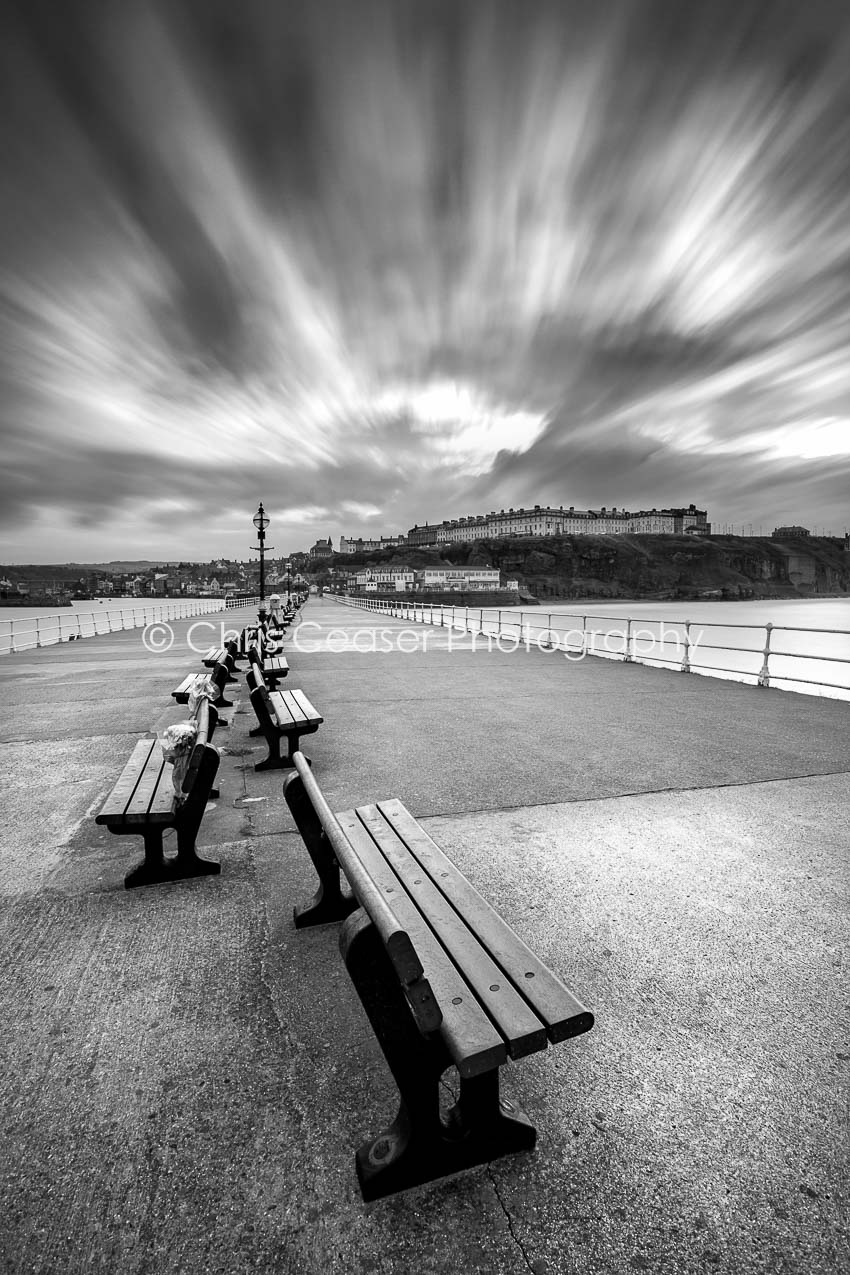 Windswept, Whitby Pier