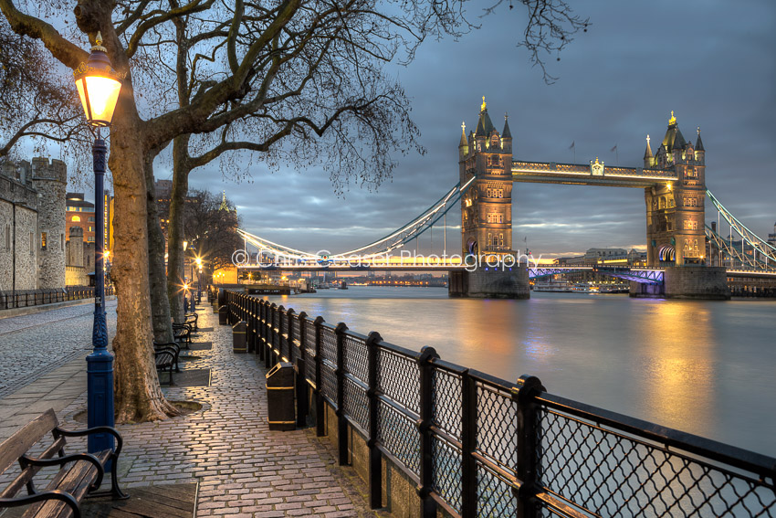 Along The Embankment, River Thames - Chris Ceaser Photography