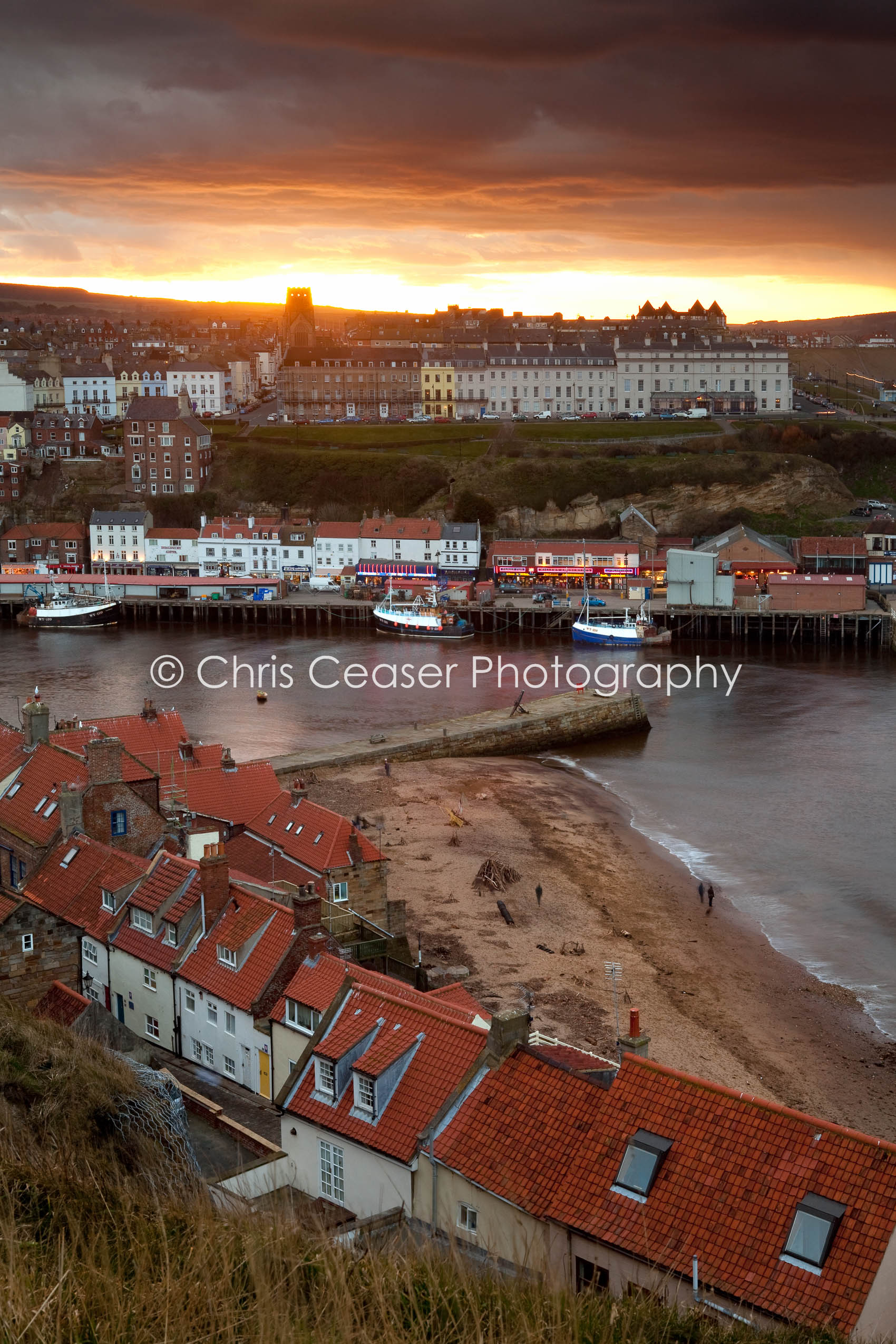 Above the old jet mines, Whitby