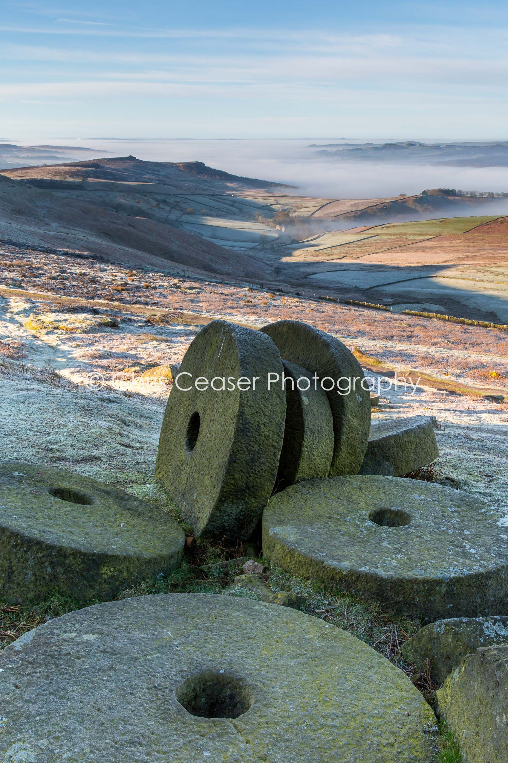 Dawn Frost, Stanage Edge