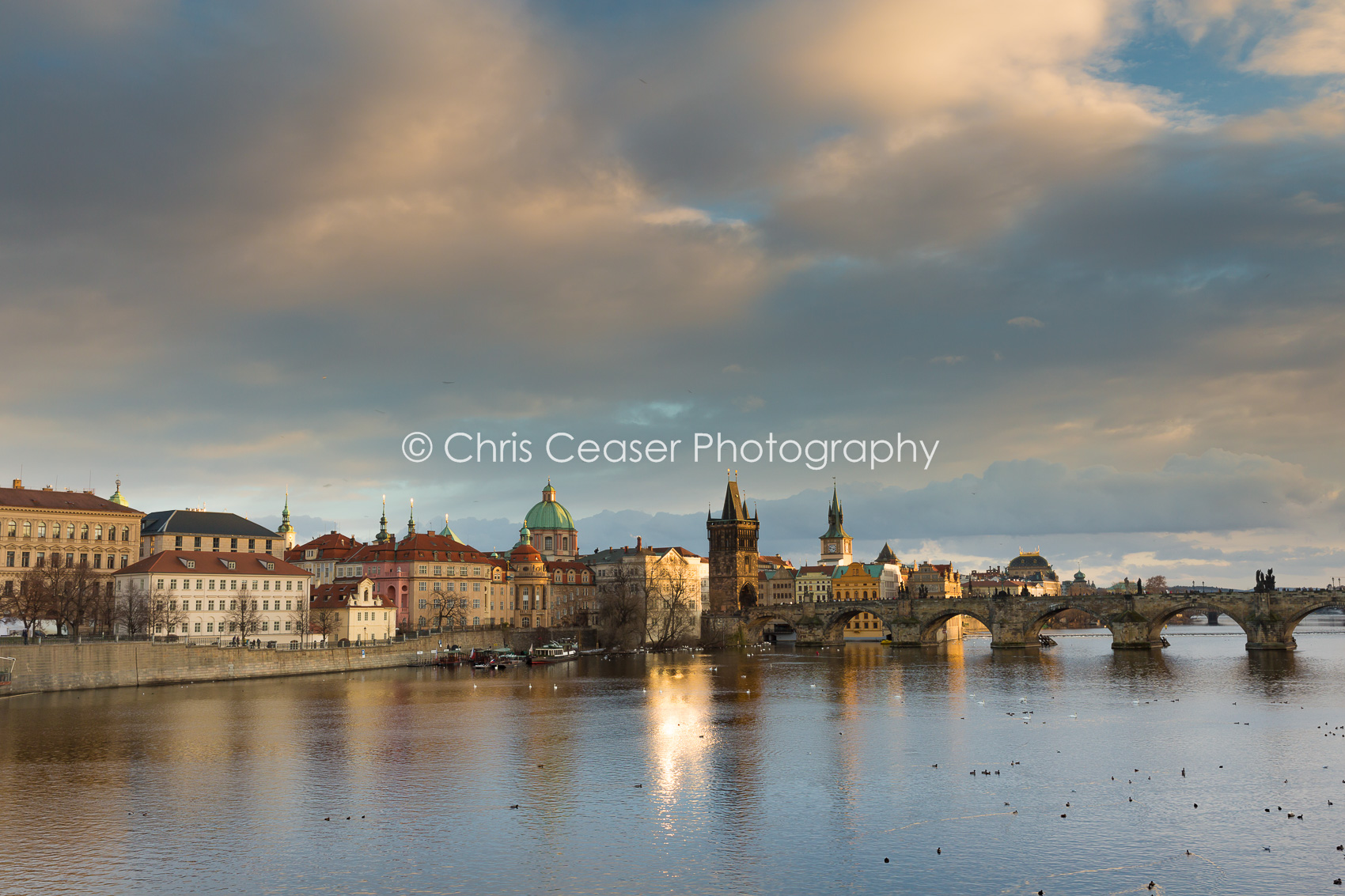 Winter Sunset, Old Town Prague