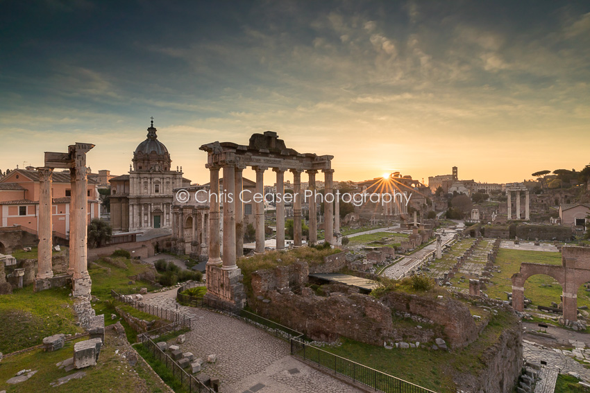 The Forum At Sunrise, Rome