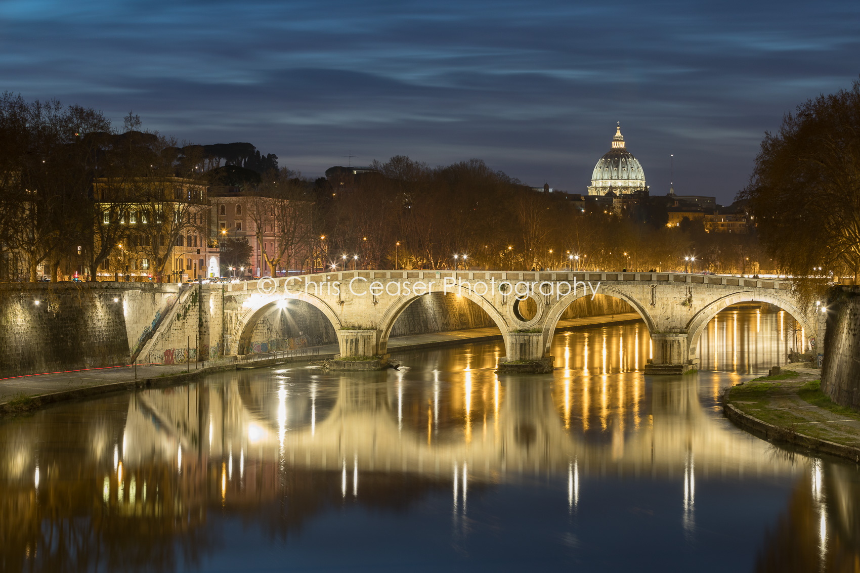 Twilight Over The Tiber, Rome