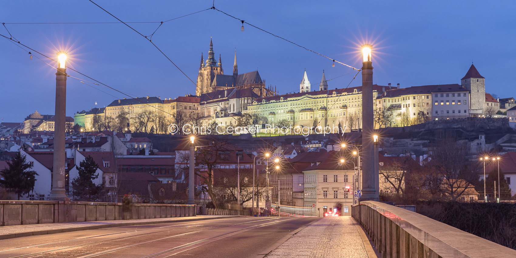 Under Prague Castle, Blue Hour