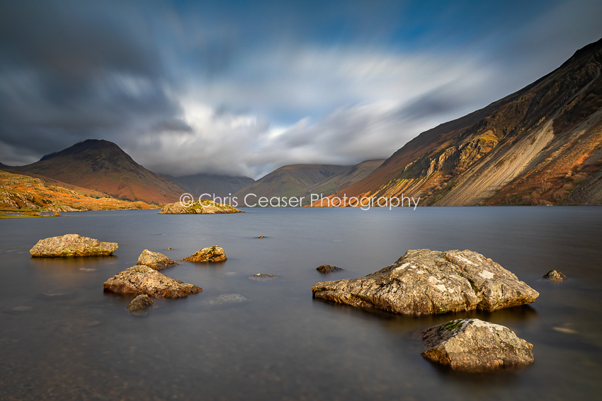 Mixed light Over wast Water, Lake District