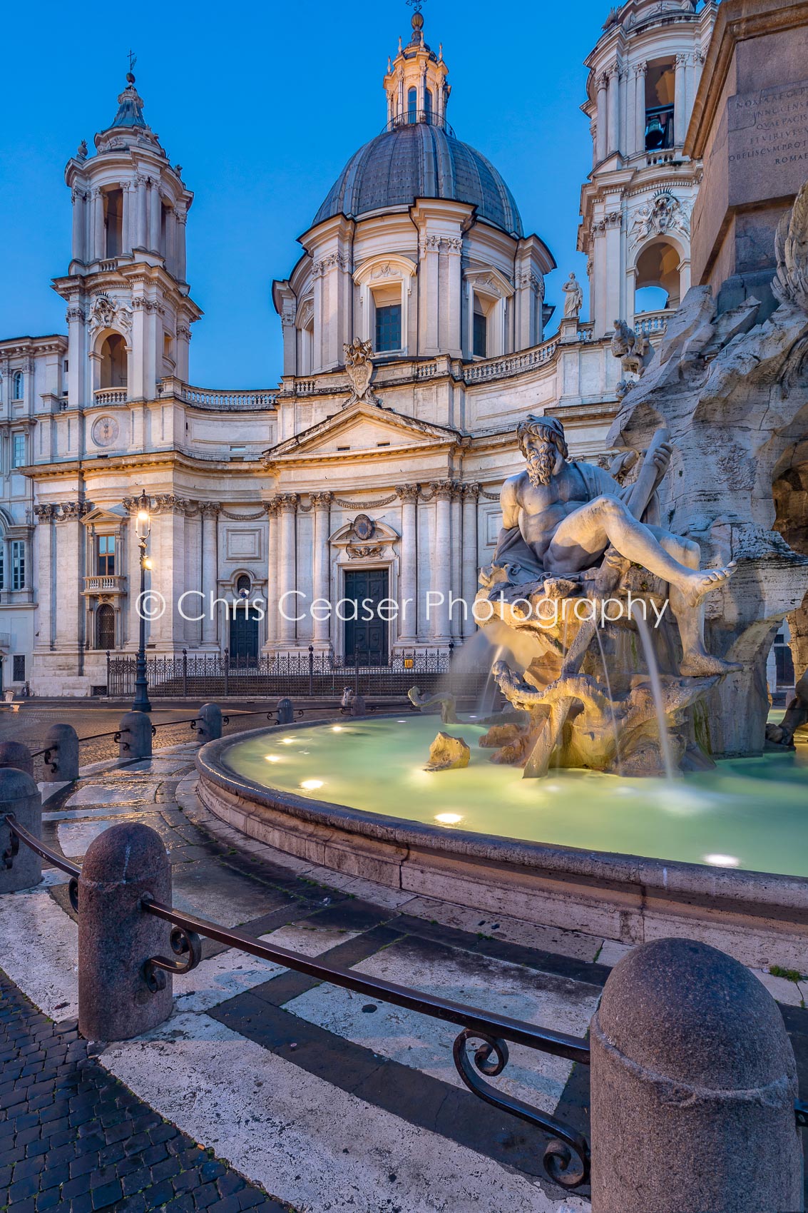 By The Fountain, Piazza Navona
