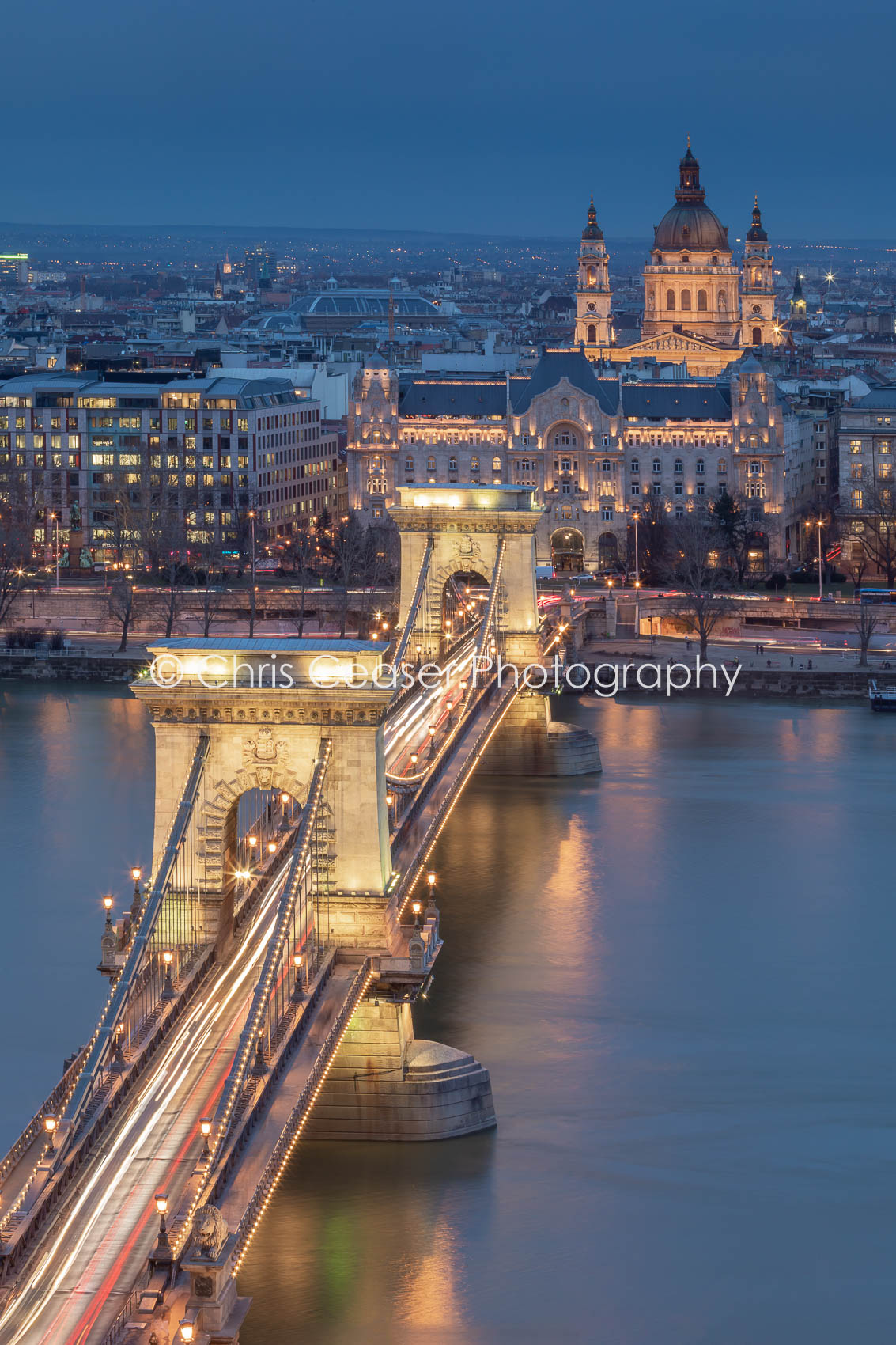 Above The Chain Bridge, Budapest